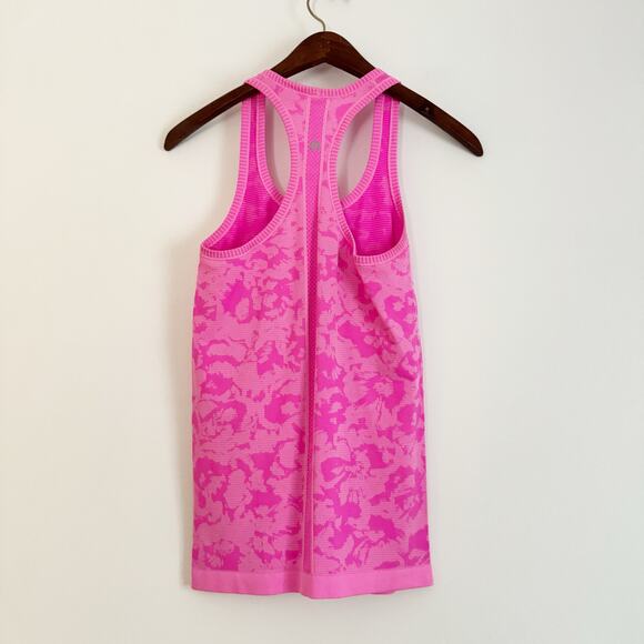 LULULEMON Swiftly Tech Racerback Tank Top Heathered Raspberry Glo Light 4 - Picture 6 of 10